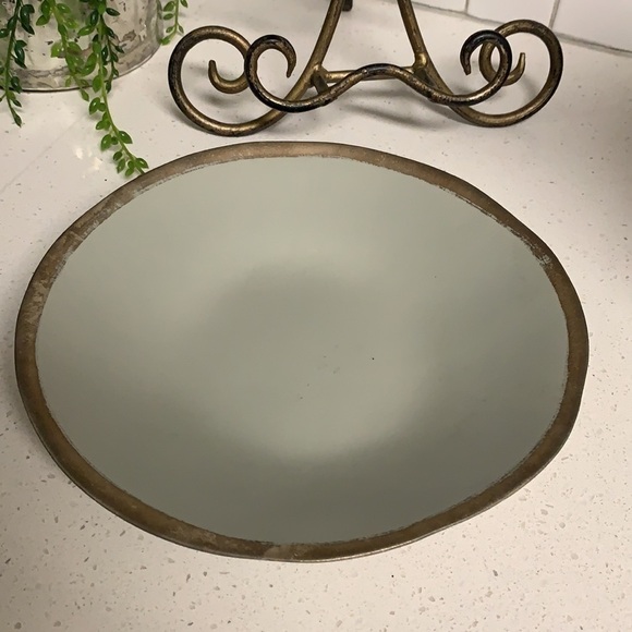 Jars Reflets D’argent gris soup plate 20cm green - Picture 9 of 10